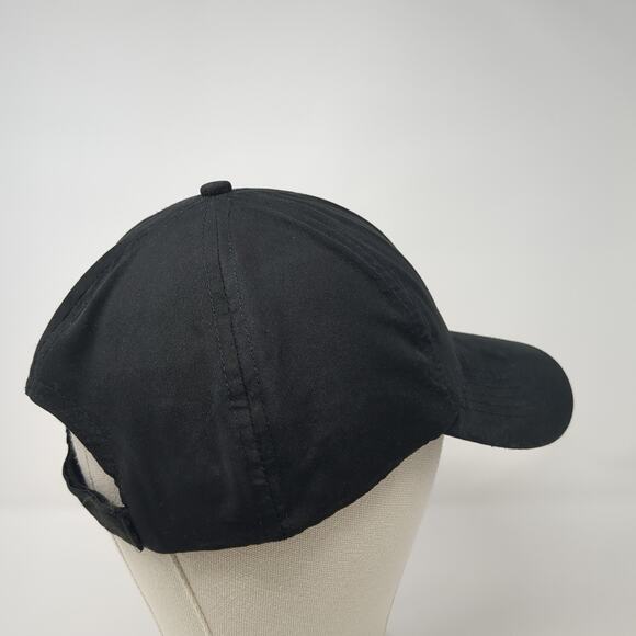 Bank Of Choice Strapback Baseball Cap Black OS Adjustable Bullet Line Headwear - Picture 5 of 9